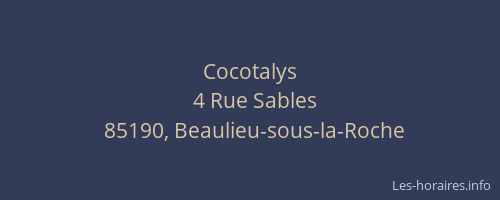 Cocotalys