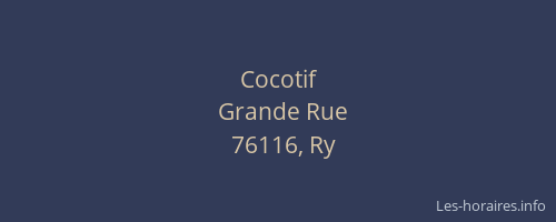 Cocotif
