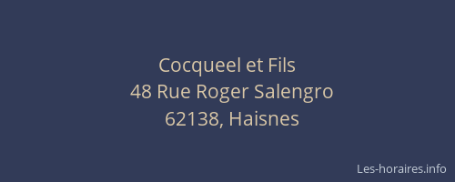 Cocqueel et Fils
