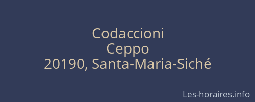 Codaccioni