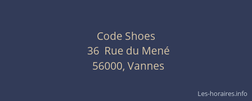 Code Shoes