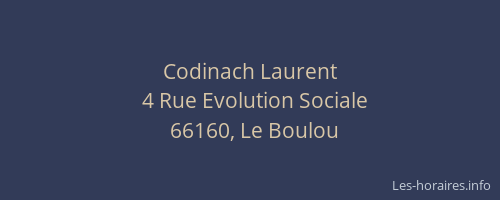 Codinach Laurent