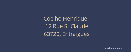 Coelho Henriqu&eacute;