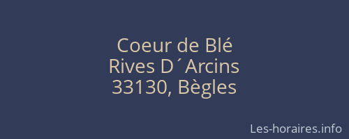 Coeur de Blé