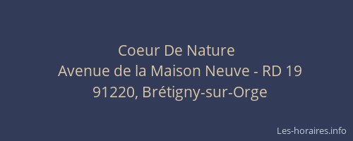 Coeur De Nature