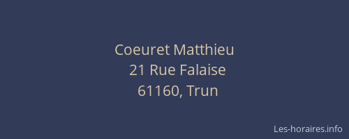 Coeuret Matthieu