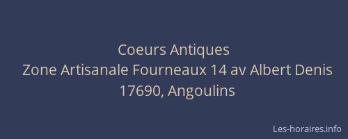 Coeurs Antiques