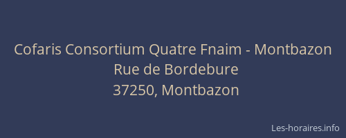 Cofaris Consortium Quatre Fnaim - Montbazon