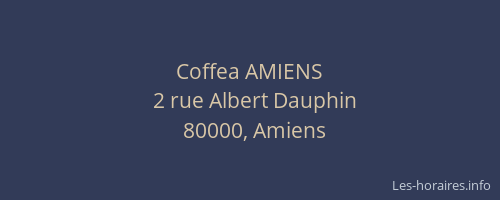 Coffea AMIENS