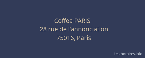 Coffea PARIS