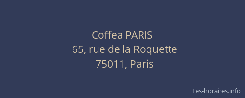 Coffea PARIS