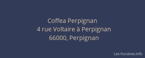 Coffea Perpignan