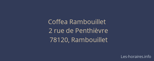 Coffea Rambouillet