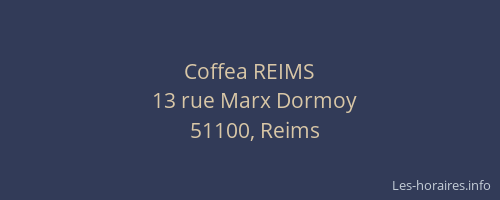 Coffea REIMS