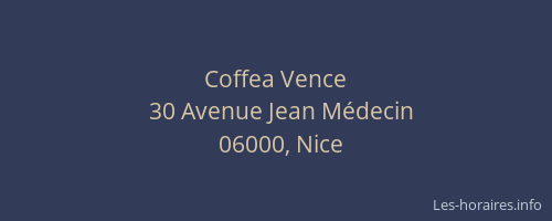 Coffea Vence