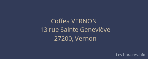 Coffea VERNON