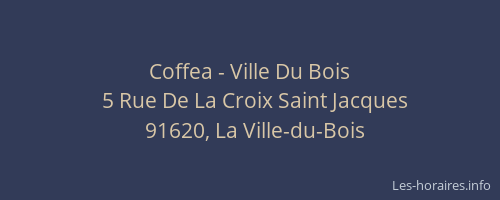 Coffea - Ville Du Bois