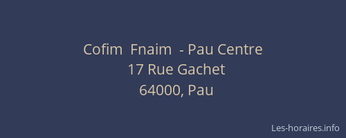 Cofim  Fnaim  - Pau Centre