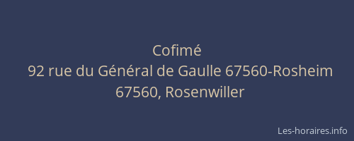 Cofimé