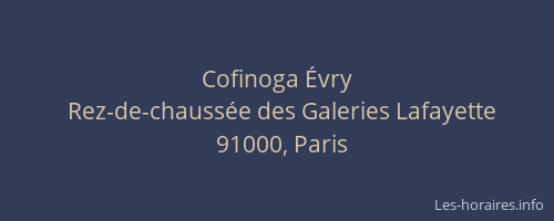 Cofinoga Évry