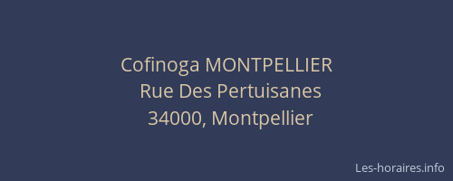 Cofinoga MONTPELLIER