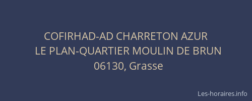 COFIRHAD-AD CHARRETON AZUR