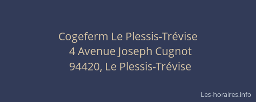Cogeferm Le Plessis-Trévise