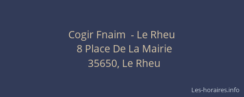 Cogir Fnaim  - Le Rheu