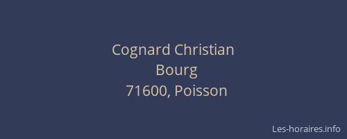 Cognard Christian