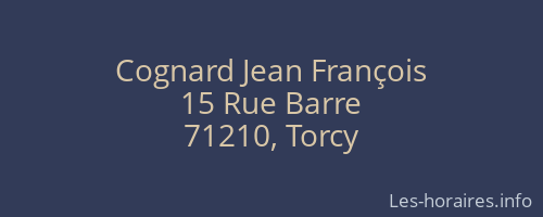 Cognard Jean François