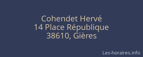 Cohendet Hervé