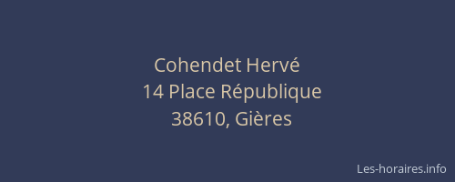 Cohendet Hervé