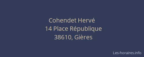 Cohendet Herv&eacute;
