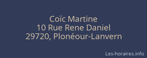 Coïc Martine