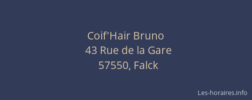 Coif'Hair Bruno