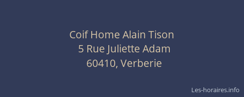 Coif Home Alain Tison