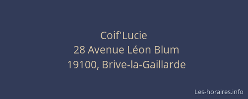Coif'Lucie