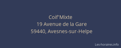 Coif'Mixte