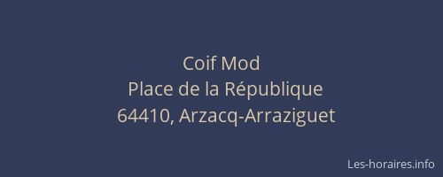 Coif Mod