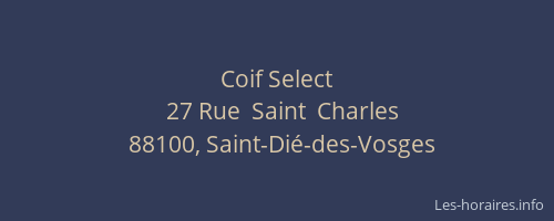 Coif Select