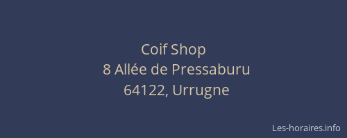 Coif Shop