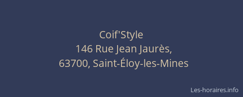 Coif'Style