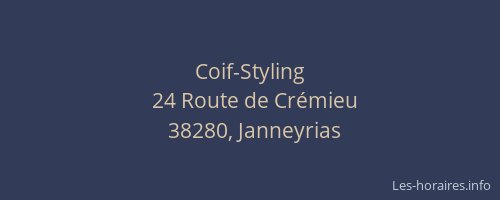 Coif-Styling
