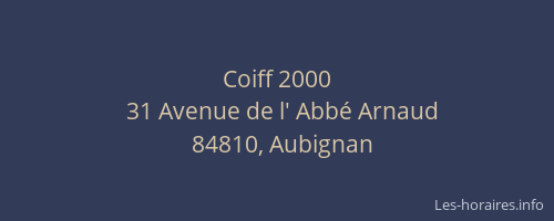 Coiff 2000