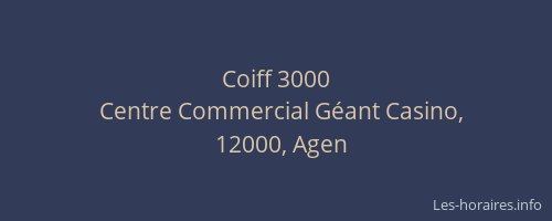 Coiff 3000