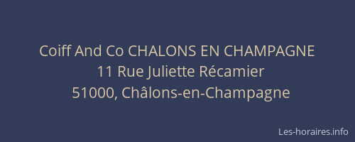Coiff And Co CHALONS EN CHAMPAGNE