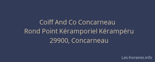 Coiff And Co Concarneau