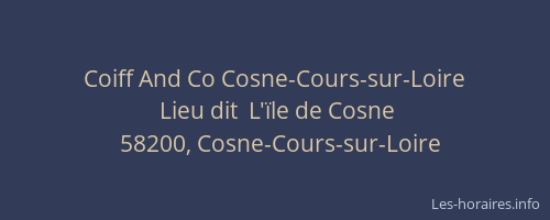 Coiff And Co Cosne-Cours-sur-Loire