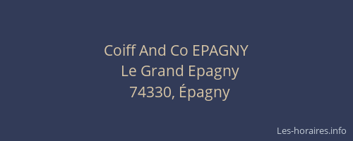 Coiff And Co EPAGNY