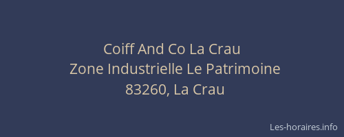 Coiff And Co La Crau